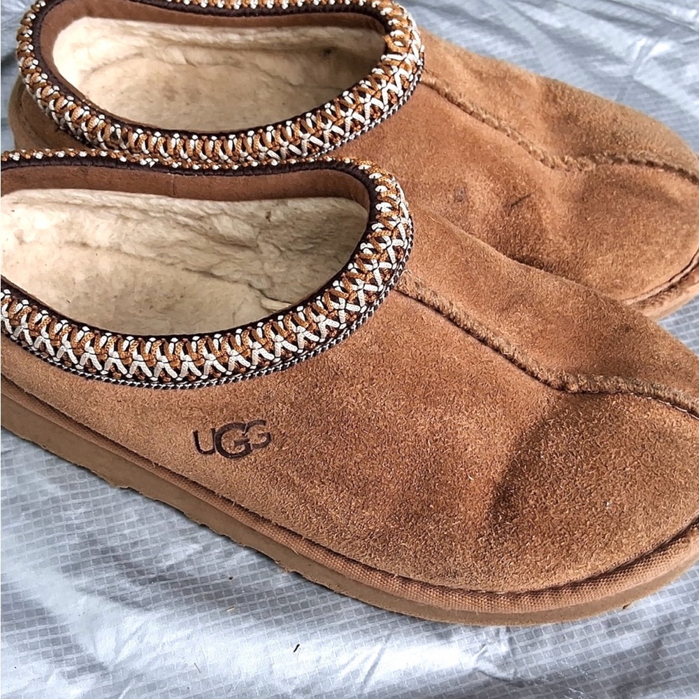 UGG Brown Suede Slippers